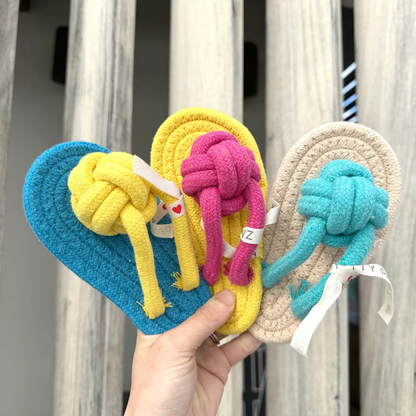 New Design:  Slipper Rope Toys for Dogs|Sustainable