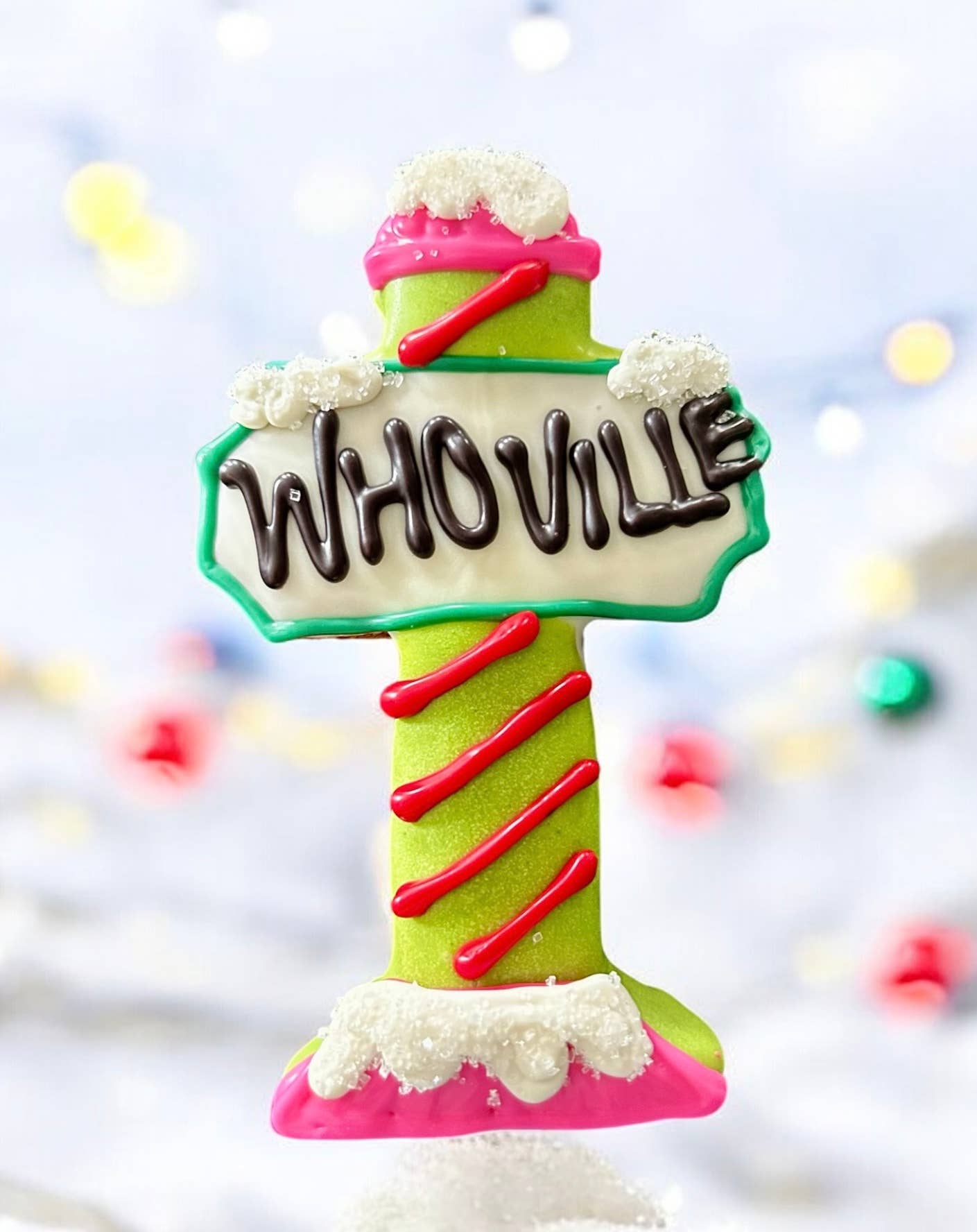 Whoville Grinchy Christmas dog treats