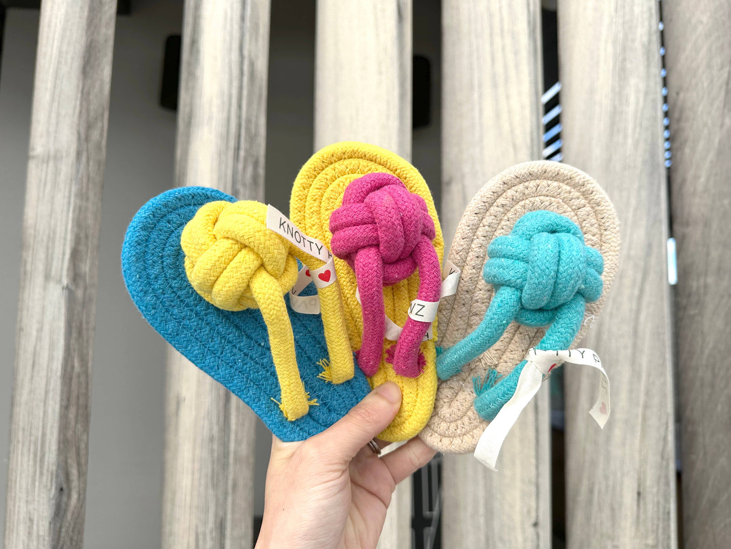 New Design:  Slipper Rope Toys for Dogs|Sustainable