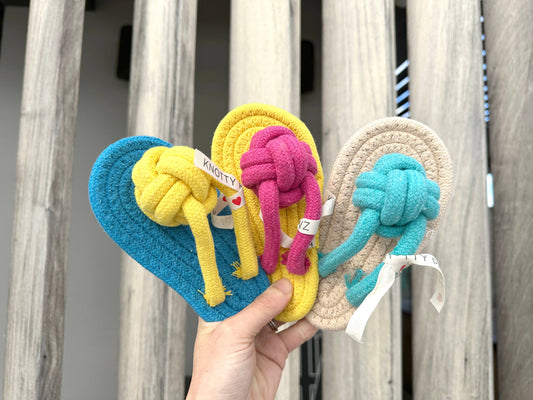 New Design:  Slipper Rope Toys for Dogs|Sustainable