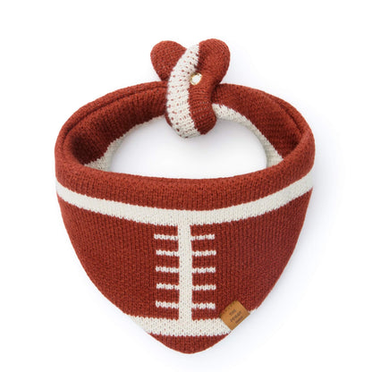 Football Knit Dog Bandana