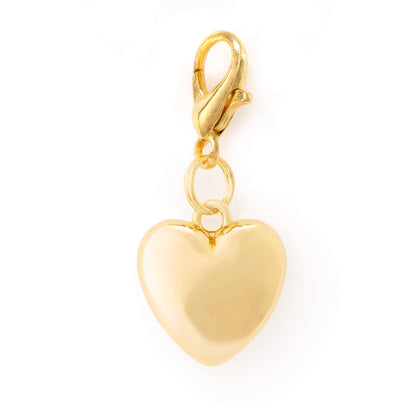 Heart of Gold Collar Charm