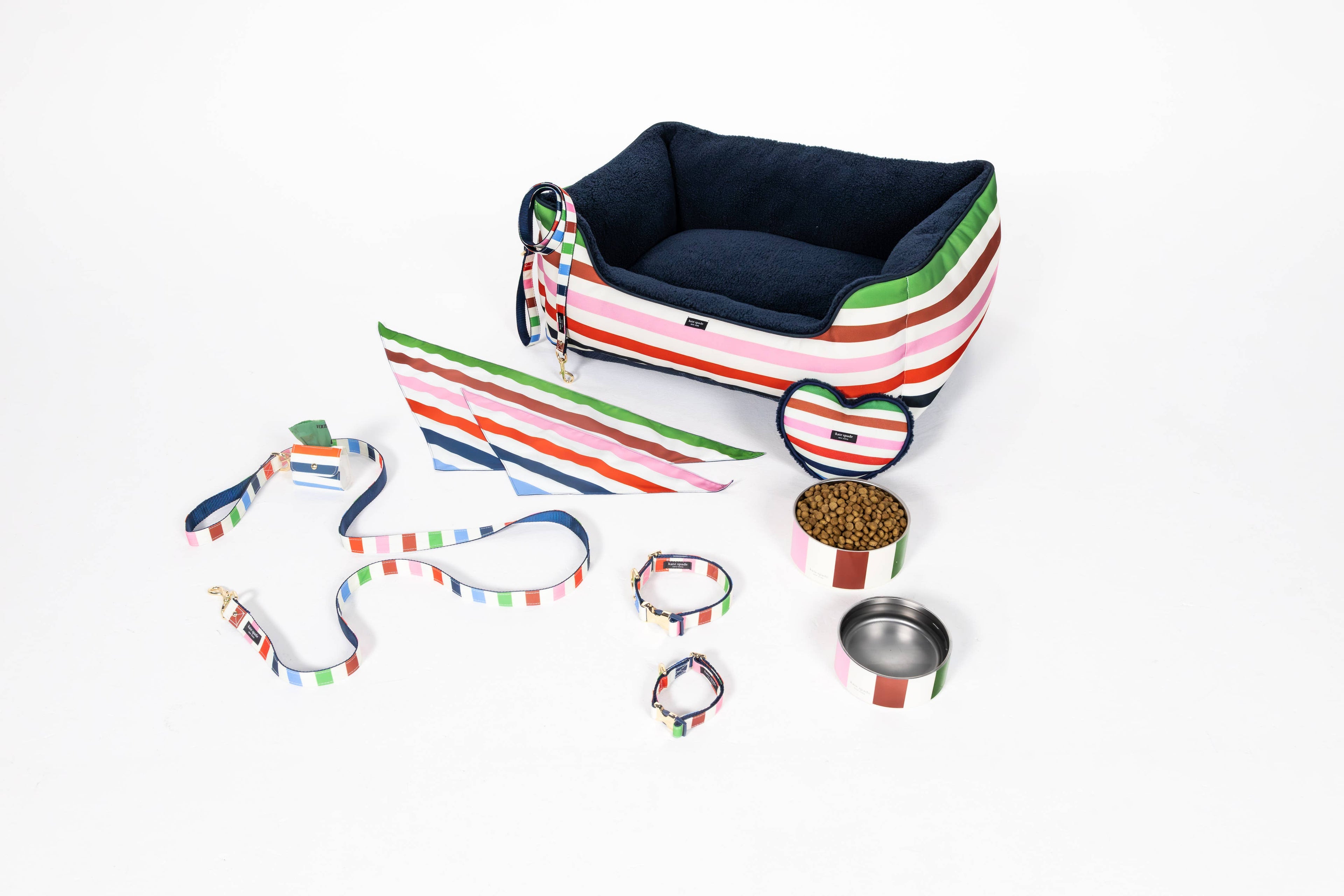 Kate Spade Adventure Stripe Dog Bed