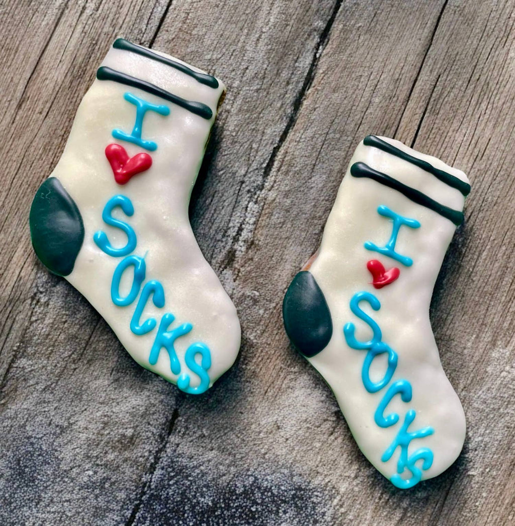 Socks dog treat