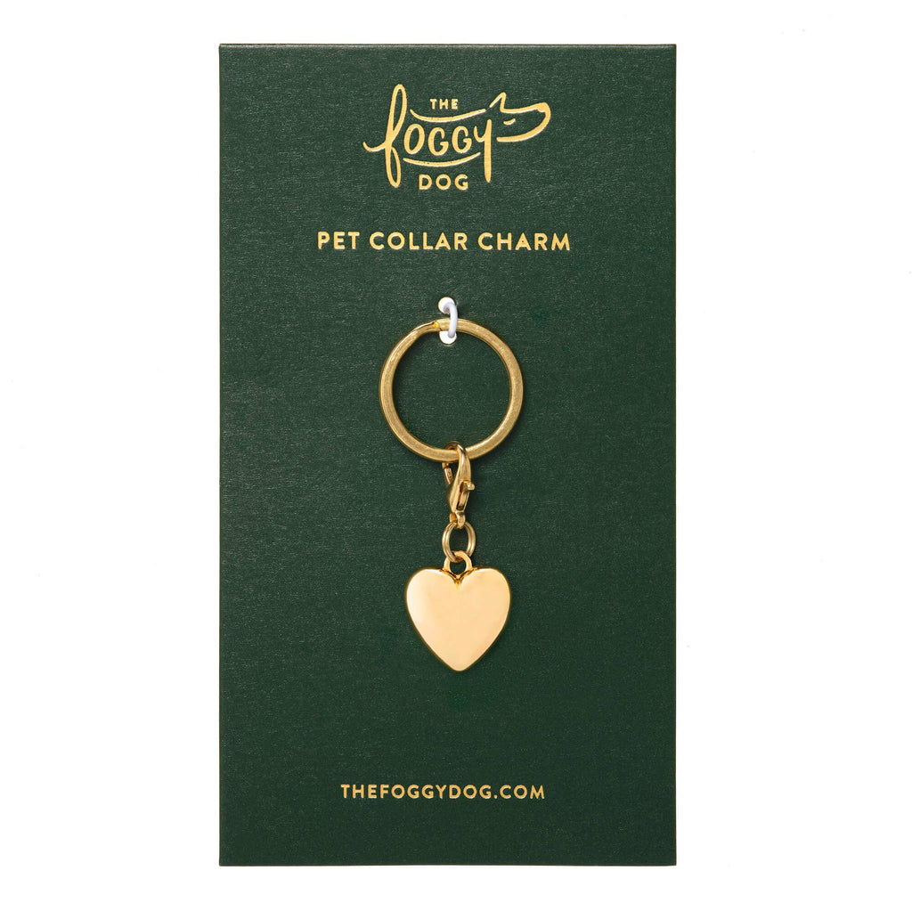 Heart of Gold Collar Charm