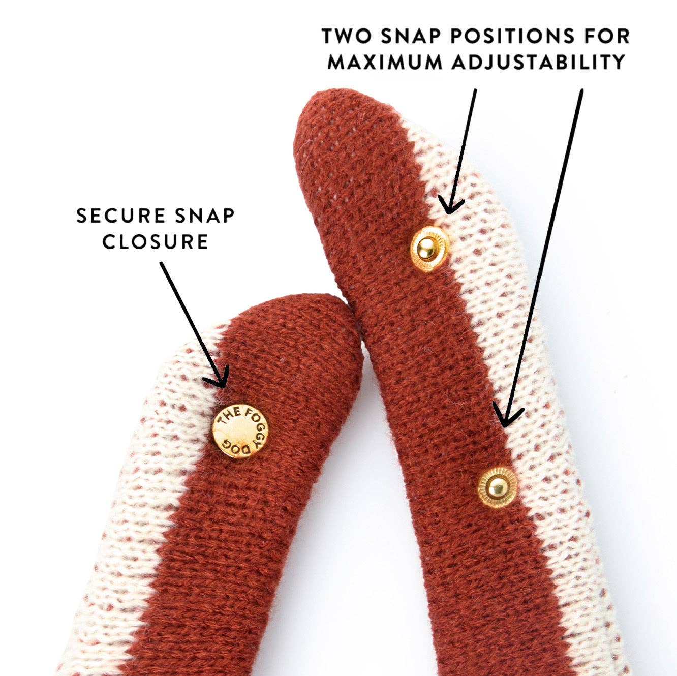 Football Knit Dog Bandana