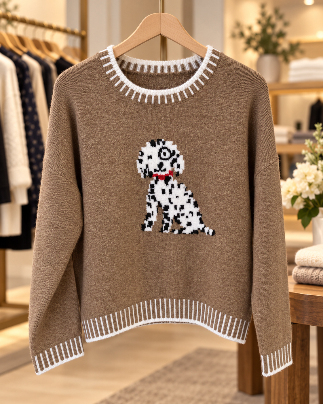 Spot Knit Pawsh Sweater