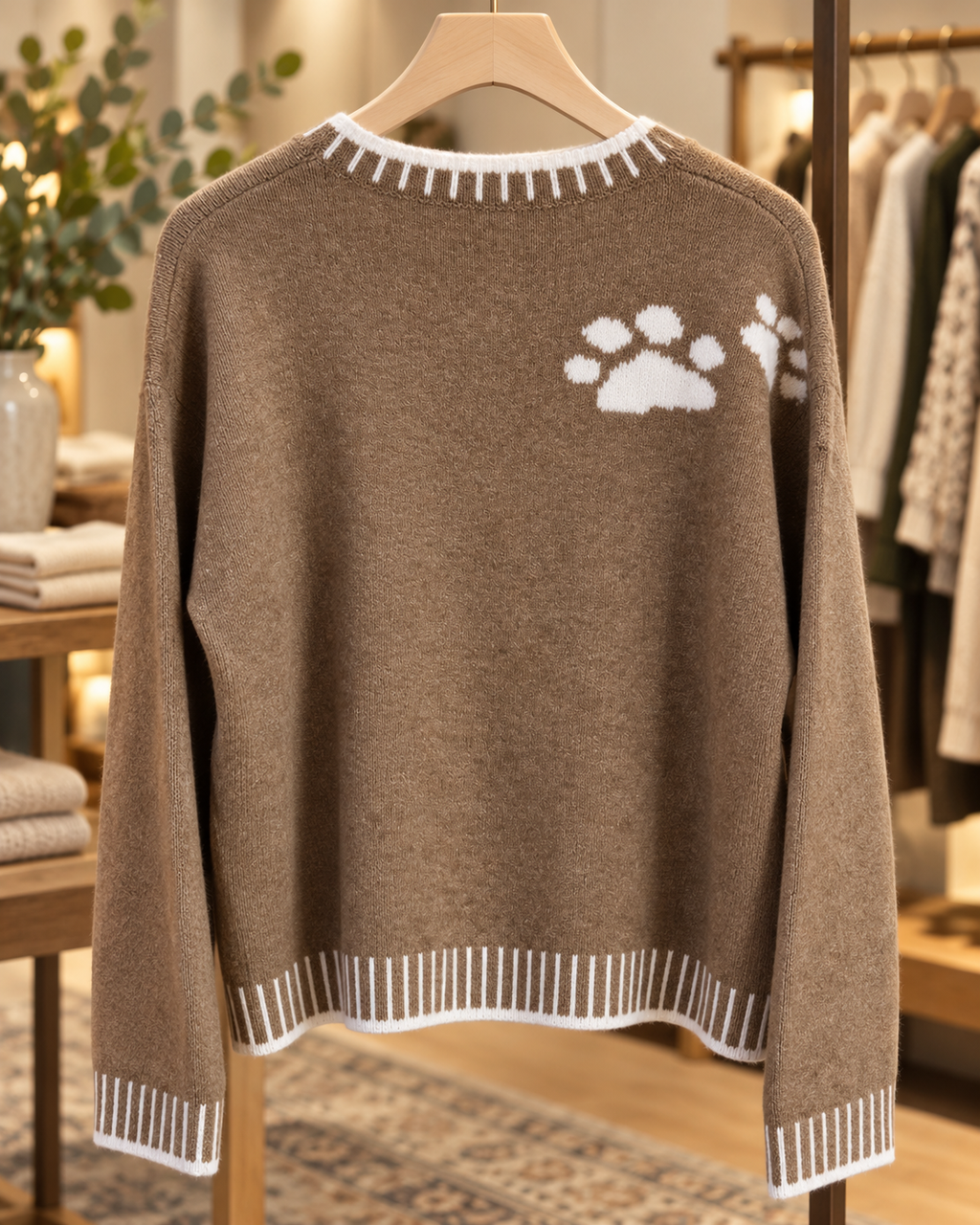 Spot Knit Pawsh Sweater