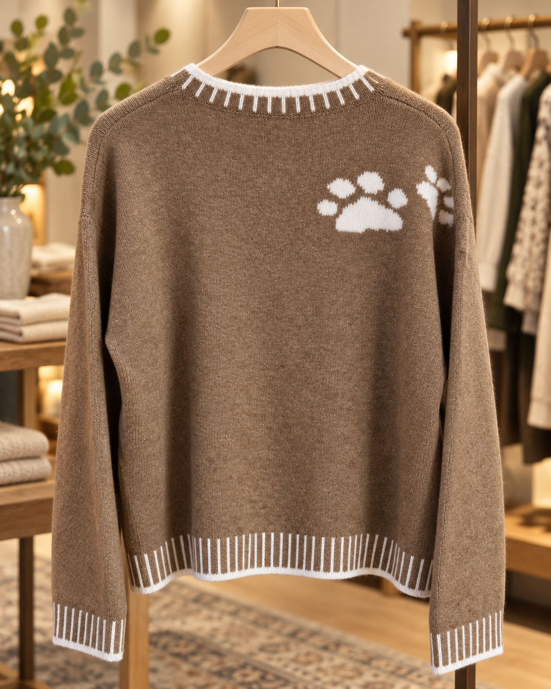 Spot Knit Pawsh Sweater