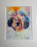 ColorRun 8x10 Fine Art Print in an 11x14 Mat