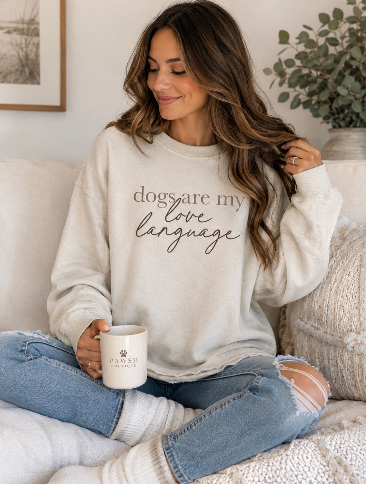 Dogs Are My Love Language Sweatshirt