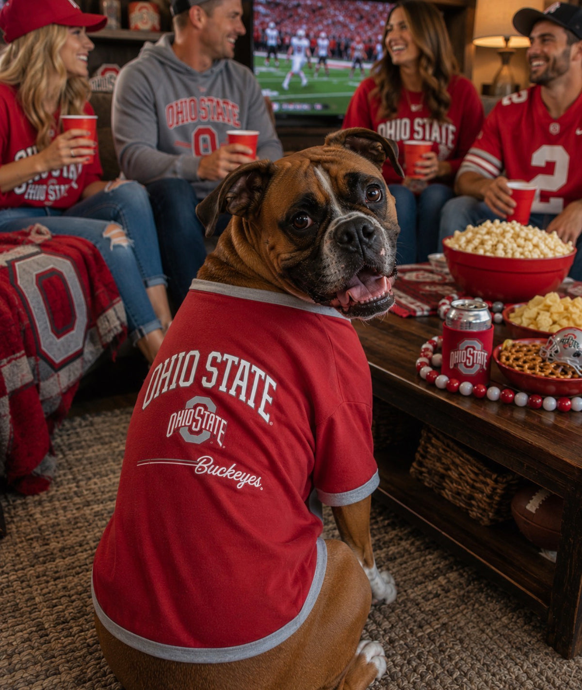 Ohio State Buckeyes Dog Tee