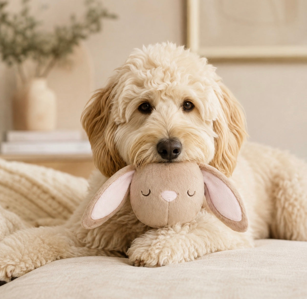 Bunny 2-in-1 Bounce Dog Toy