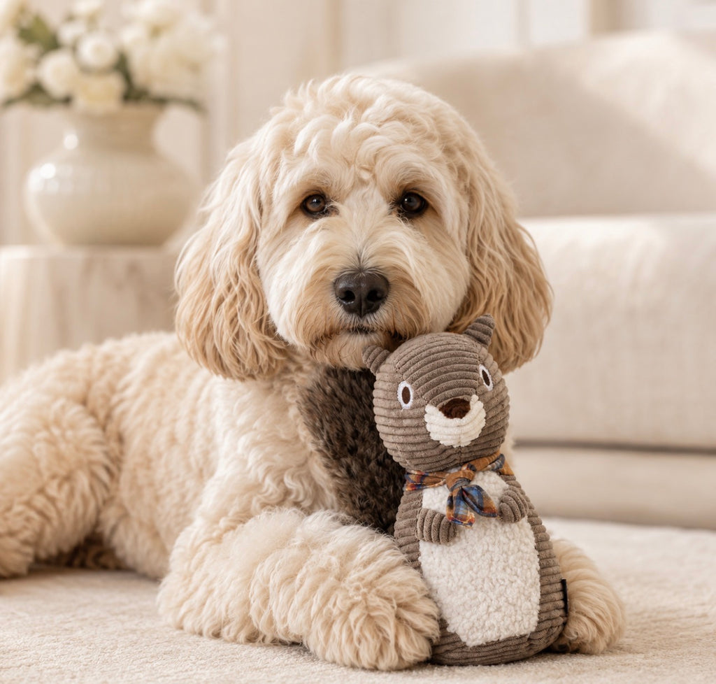 Pendleton Plush Squirrel Dog Toy