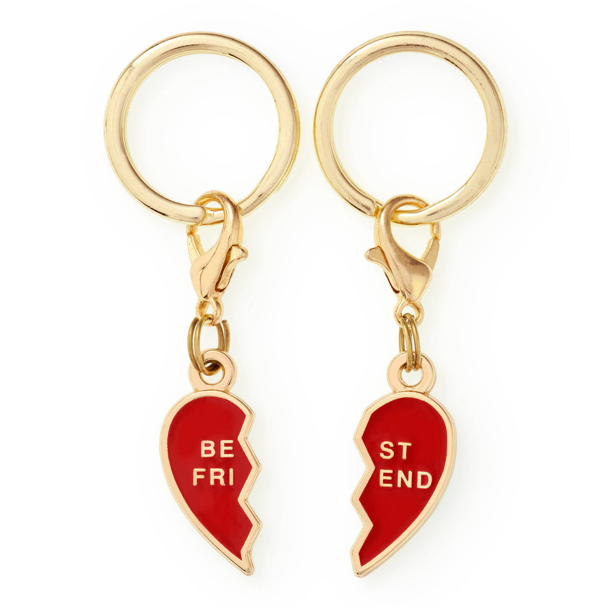BFF Heart Collar Charm Set