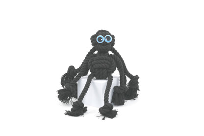 Black Spider Dog Handmade Rope Toys | Halloween Decorations