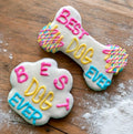 6 inch Best Dog Ever Bone & Paw Dog Treats