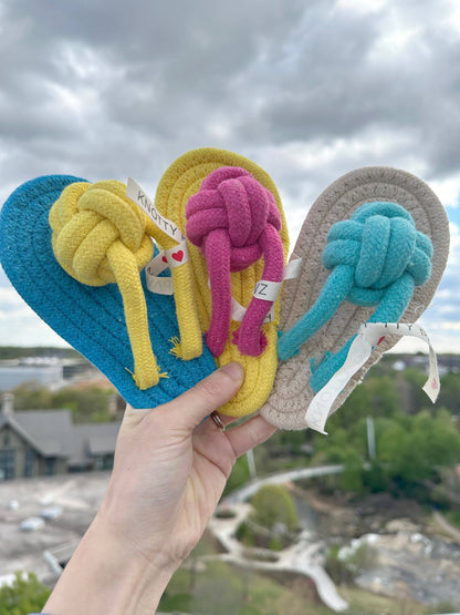 New Design:  Slipper Rope Toys for Dogs|Sustainable