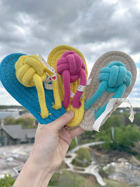New Design:  Slipper Rope Toys for Dogs|Sustainable