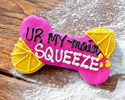 6 inch UR my main Squeeze bone dog treats
