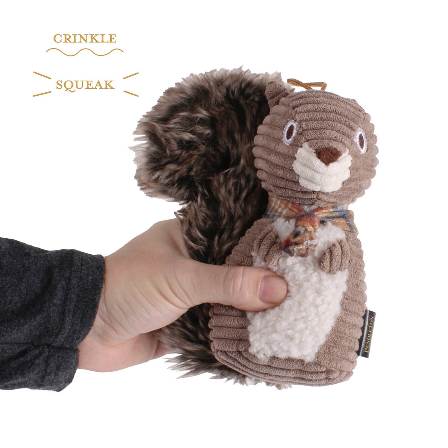 Pendleton Plush Squirrel Dog Toy