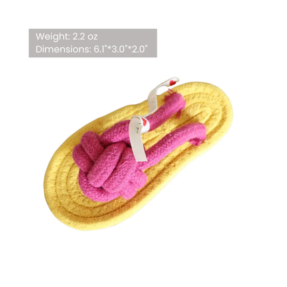 New Design:  Slipper Rope Toys for Dogs|Sustainable
